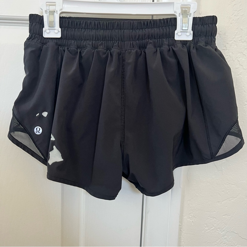 lululemon athletica Black Athletic Running Shorts